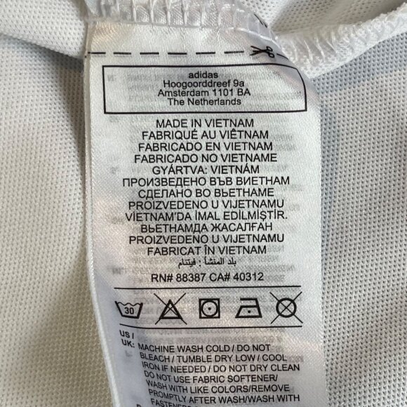 Adidas LPGA White Polo Shirt Women's Size XL Moisture-Wicking Short Sleeves - Picture 9 of 12